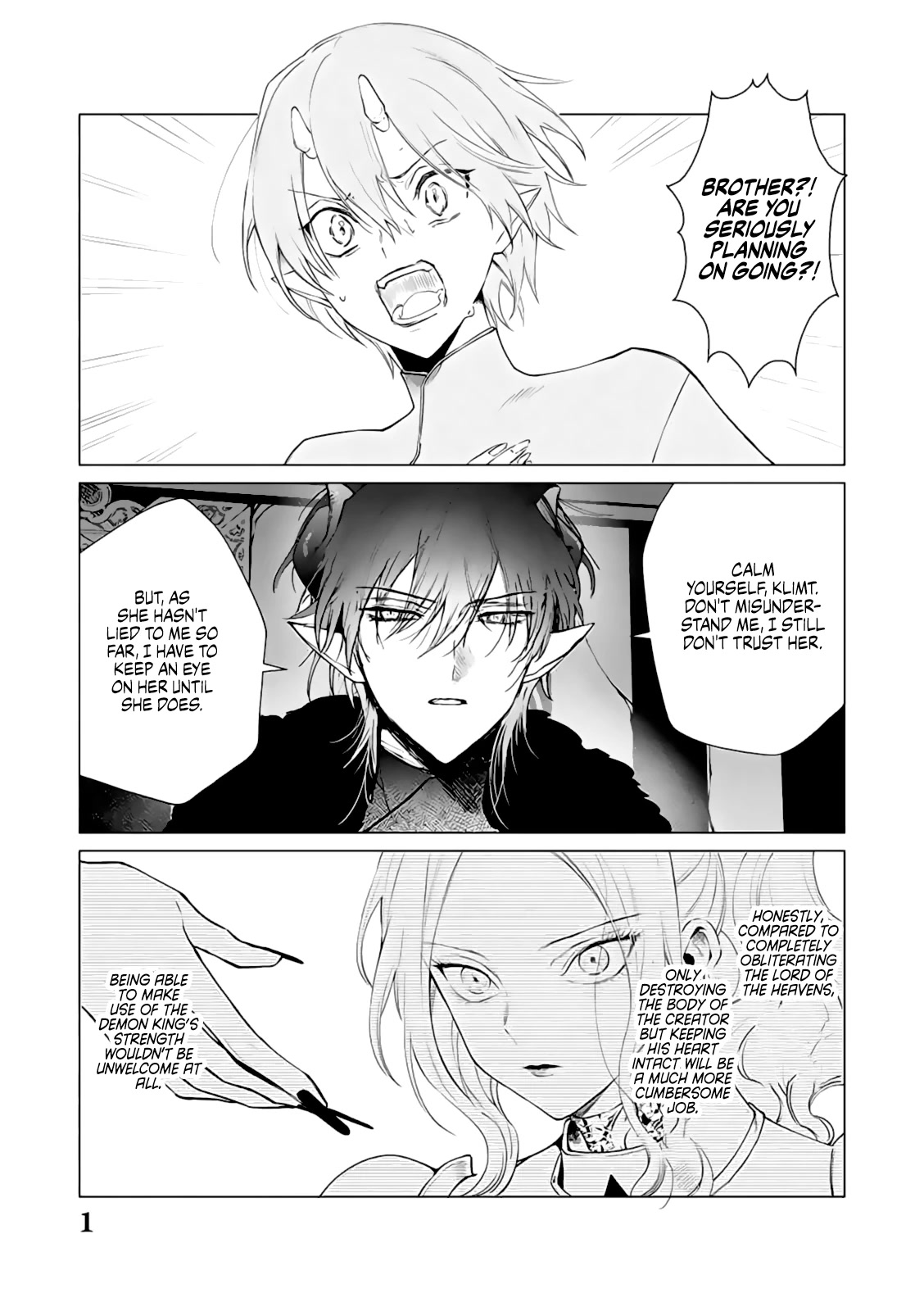 The One Within the Villainess Chapter 10 page 1 - Chapter 10: The Villainess Smiles