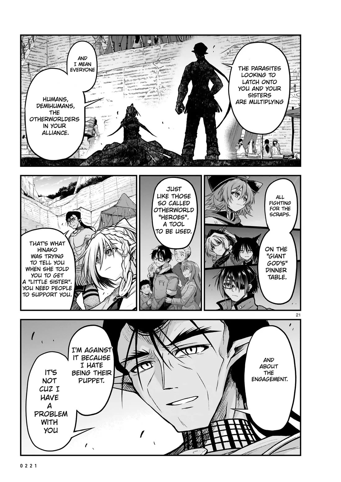 The Onee-sama and the Giant Chapter 23.1 page 21 - Chapter 23.1: Ellis - Her Past and Her Future