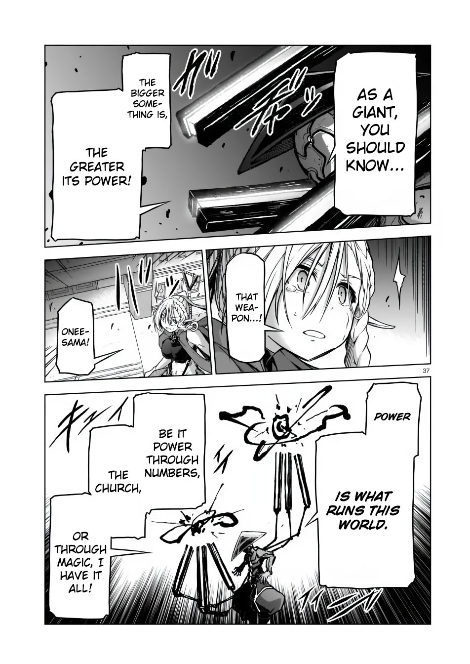The Onee-sama and the Giant Chapter 3 page 37 - Chapter 3