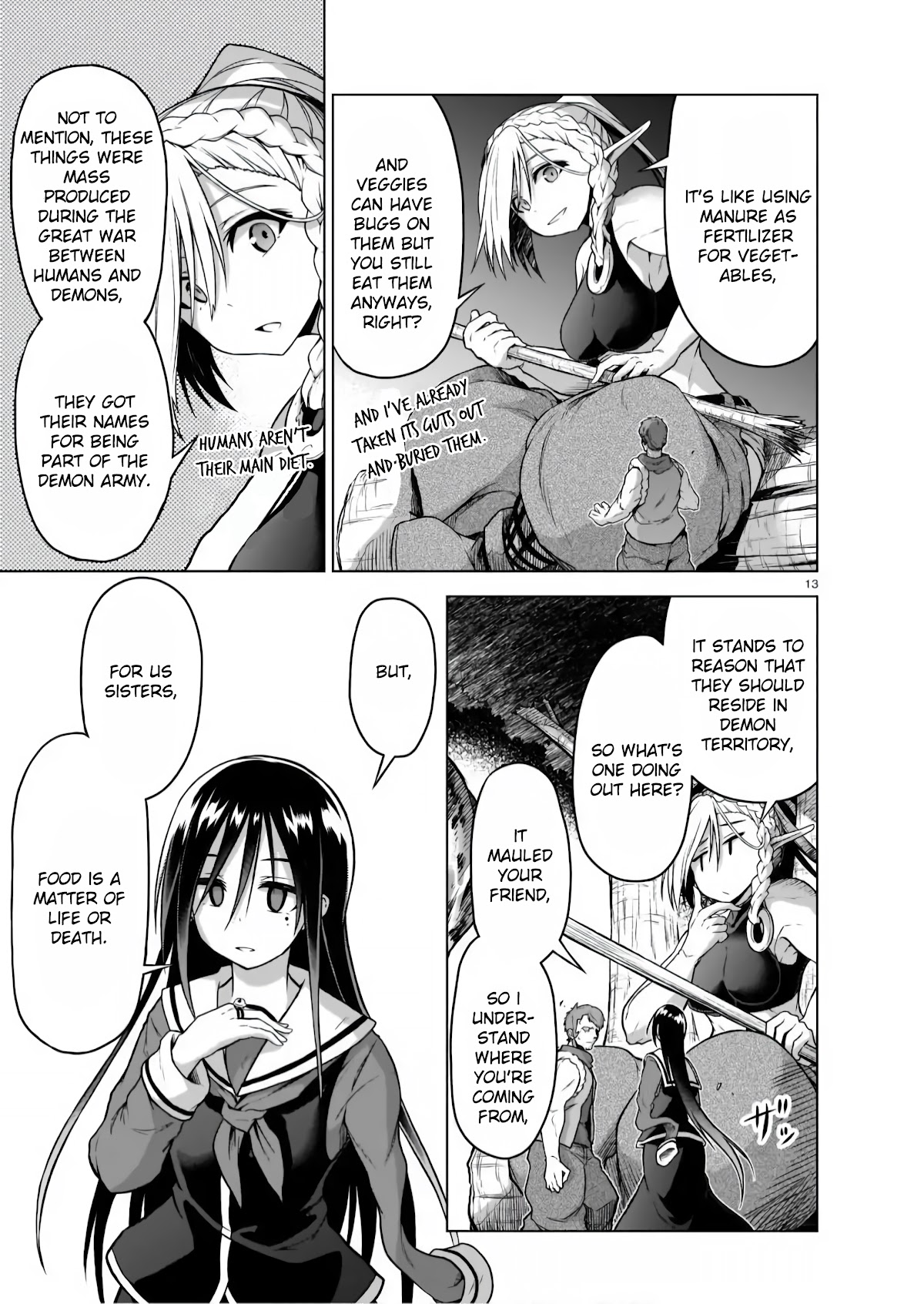 The Onee-sama and the Giant Chapter 4 page 12 - Chapter 4