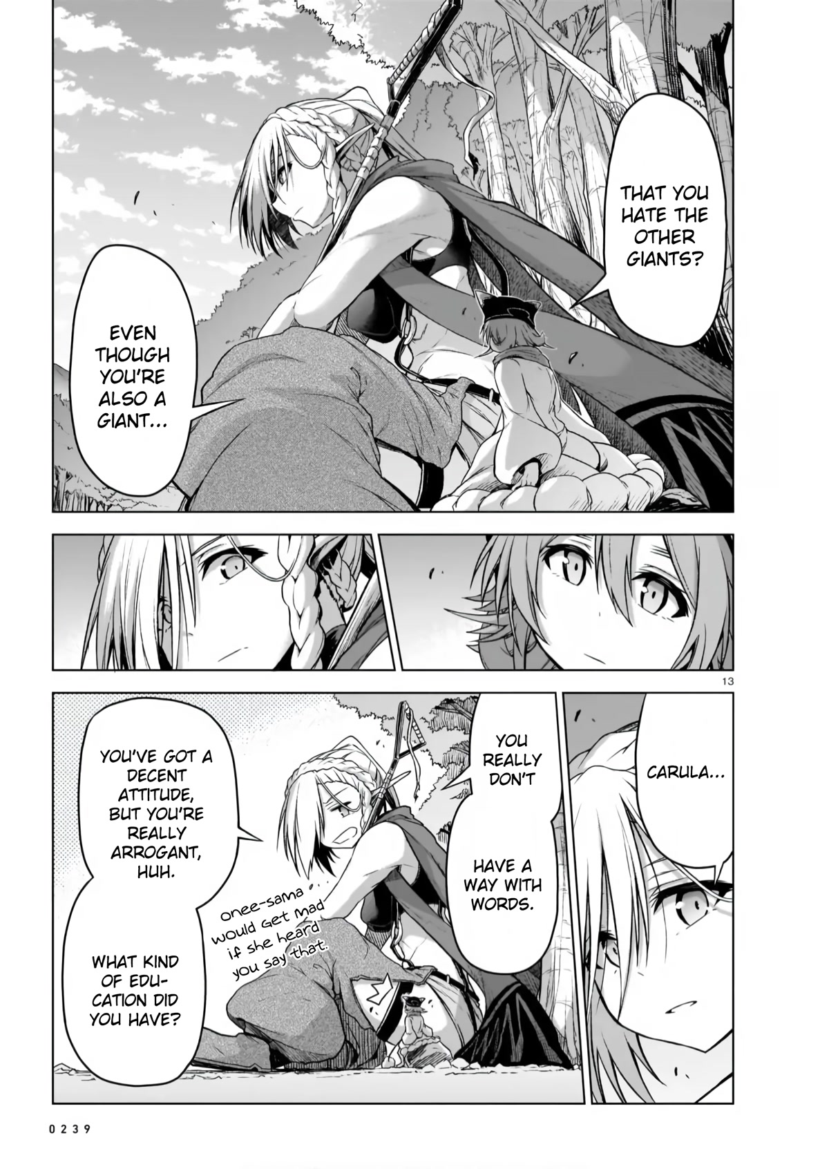 The Onee-sama and the Giant Chapter 5 page 13 - Chapter 5