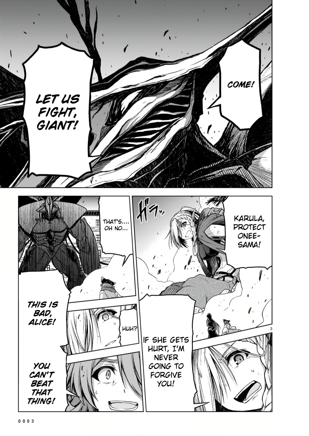 The Onee-sama and the Giant Chapter 9 page 3 - Chapter 9
