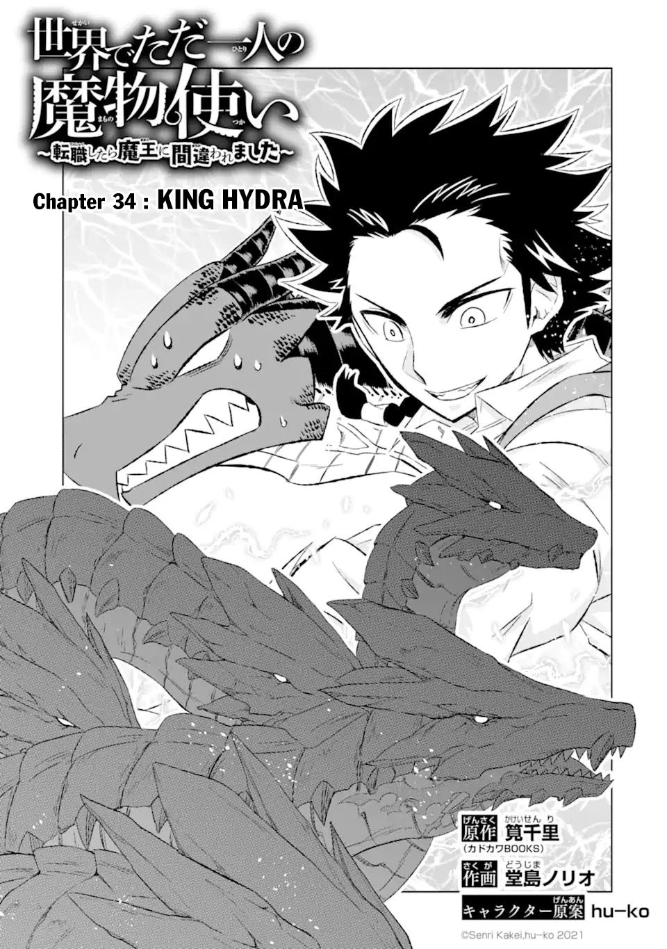 The Only Monster Tamer in the World: I Was Mistaken for the Demon King When I Changed My Job Chapter 34.1 page 4 - Chapter 34.1: King Hydra