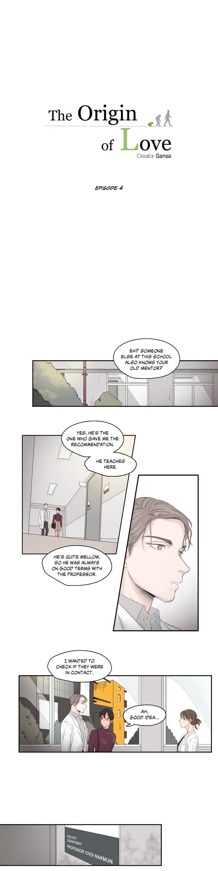 The Origin of Love Chapter 4 page 1 - Chapter 4