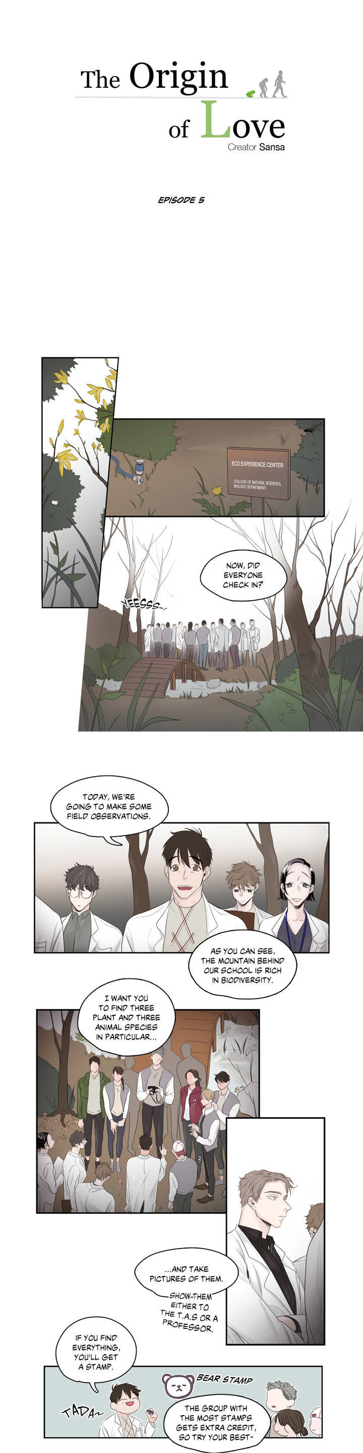 The Origin of Love Chapter 5 page 1 - Chapter 5