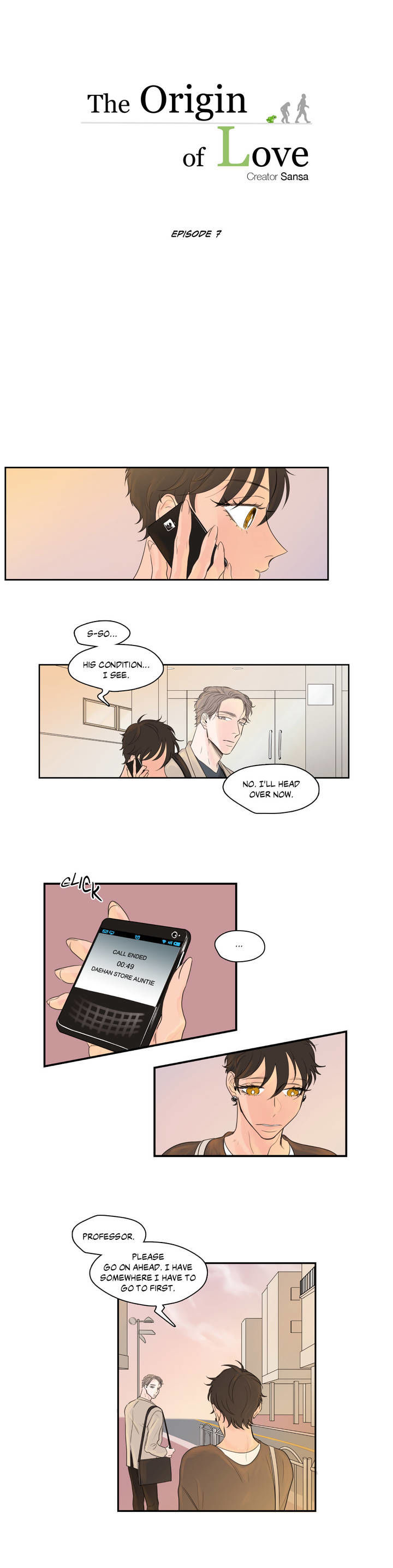 The Origin of Love Chapter 7 page 1 - Chapter 7