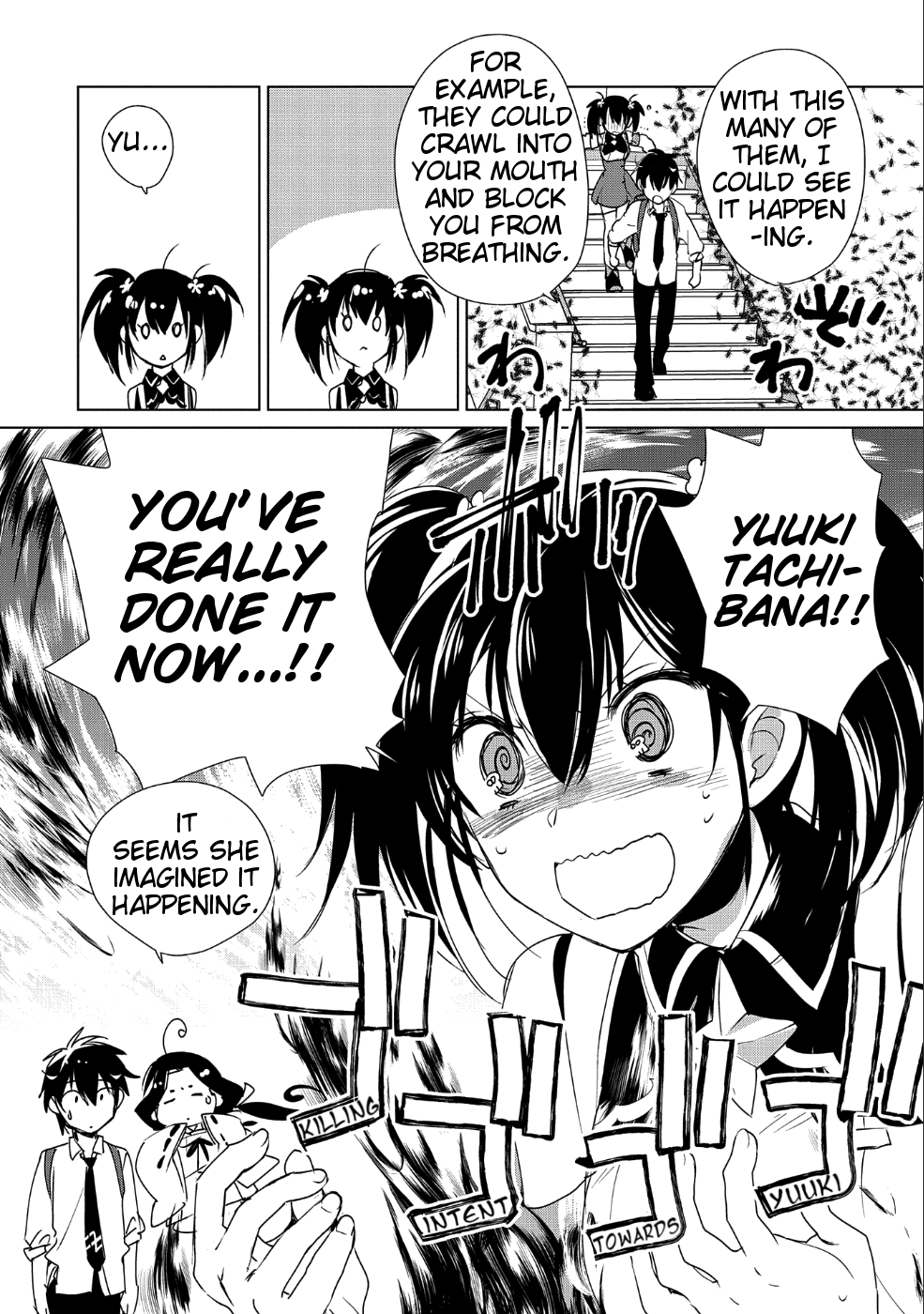 The Other World Doesn't Stand A Chance Against The Power Of Instant Death. Chapter 10 page 14 - Chapter 10: Life's harsh