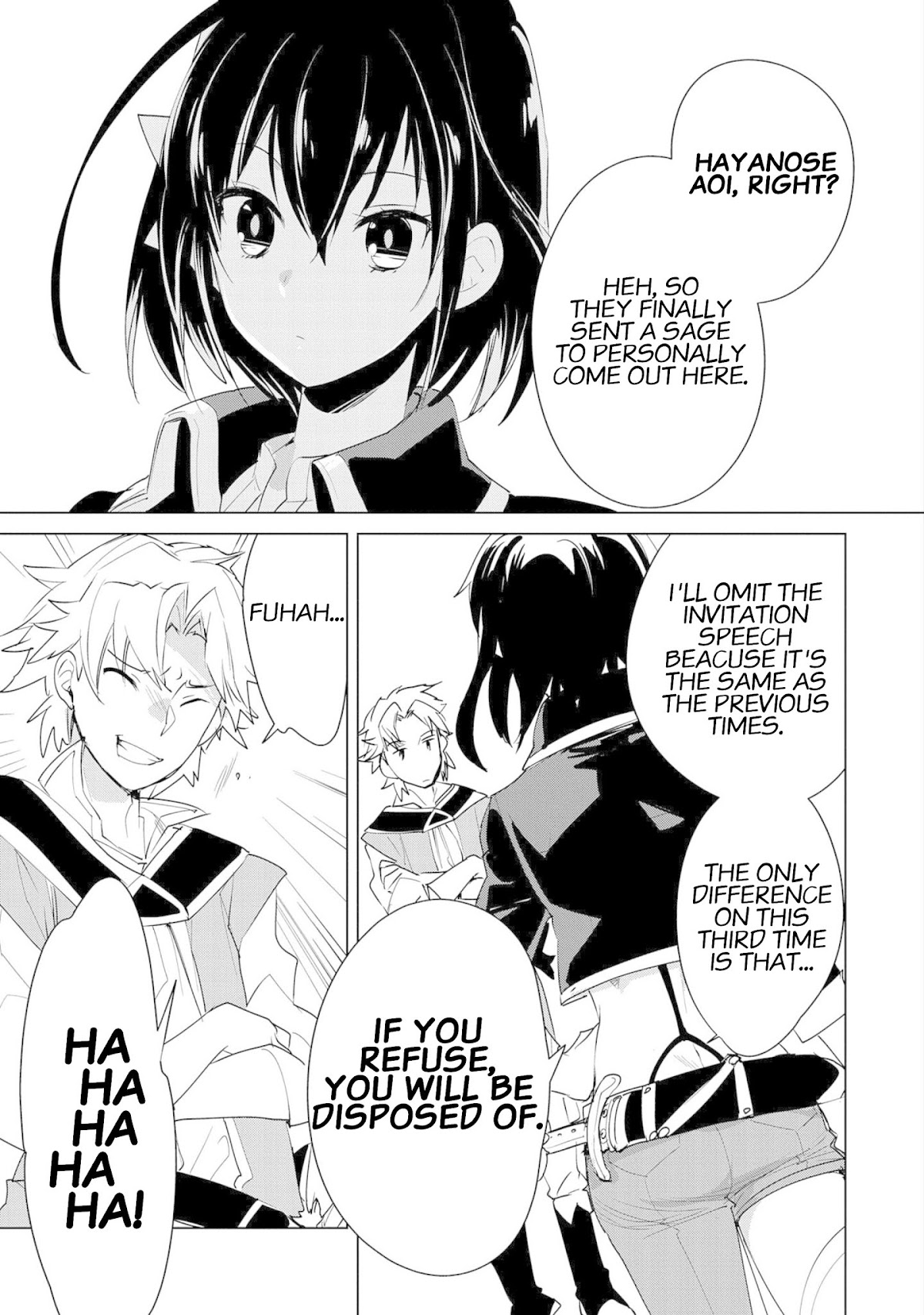 The Other World Doesn't Stand A Chance Against The Power Of Instant Death. Chapter 20 page 7 - Chapter 20: Saito Rikuto and Hayanose Aoi