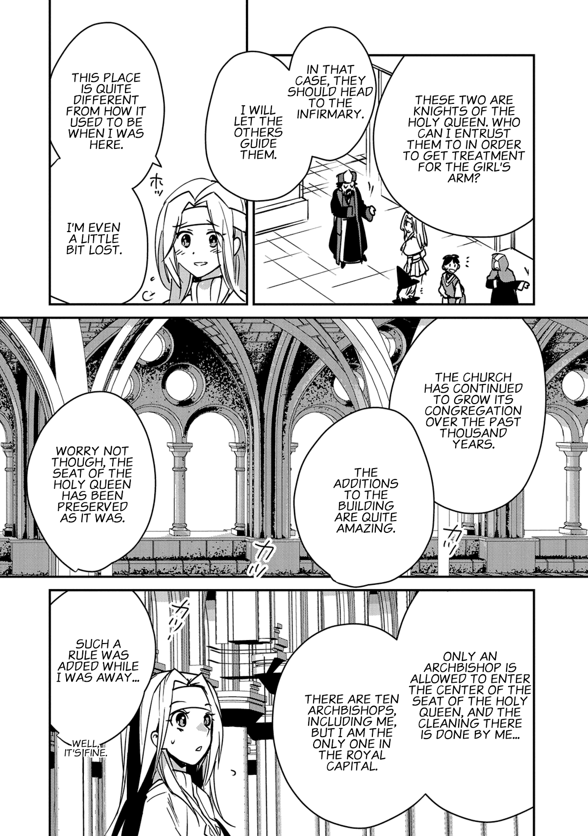 The Other World Doesn't Stand A Chance Against The Power Of Instant Death. Chapter 37 page 10 - Chapter 37: The Holy Queen's Homecoming