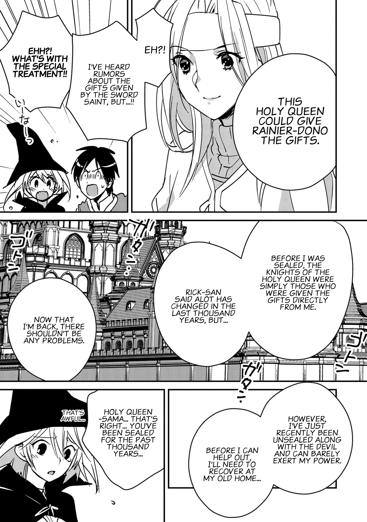 The Other World Doesn't Stand A Chance Against The Power Of Instant Death. Chapter 37 page 5 - Chapter 37: The Holy Queen's Homecoming