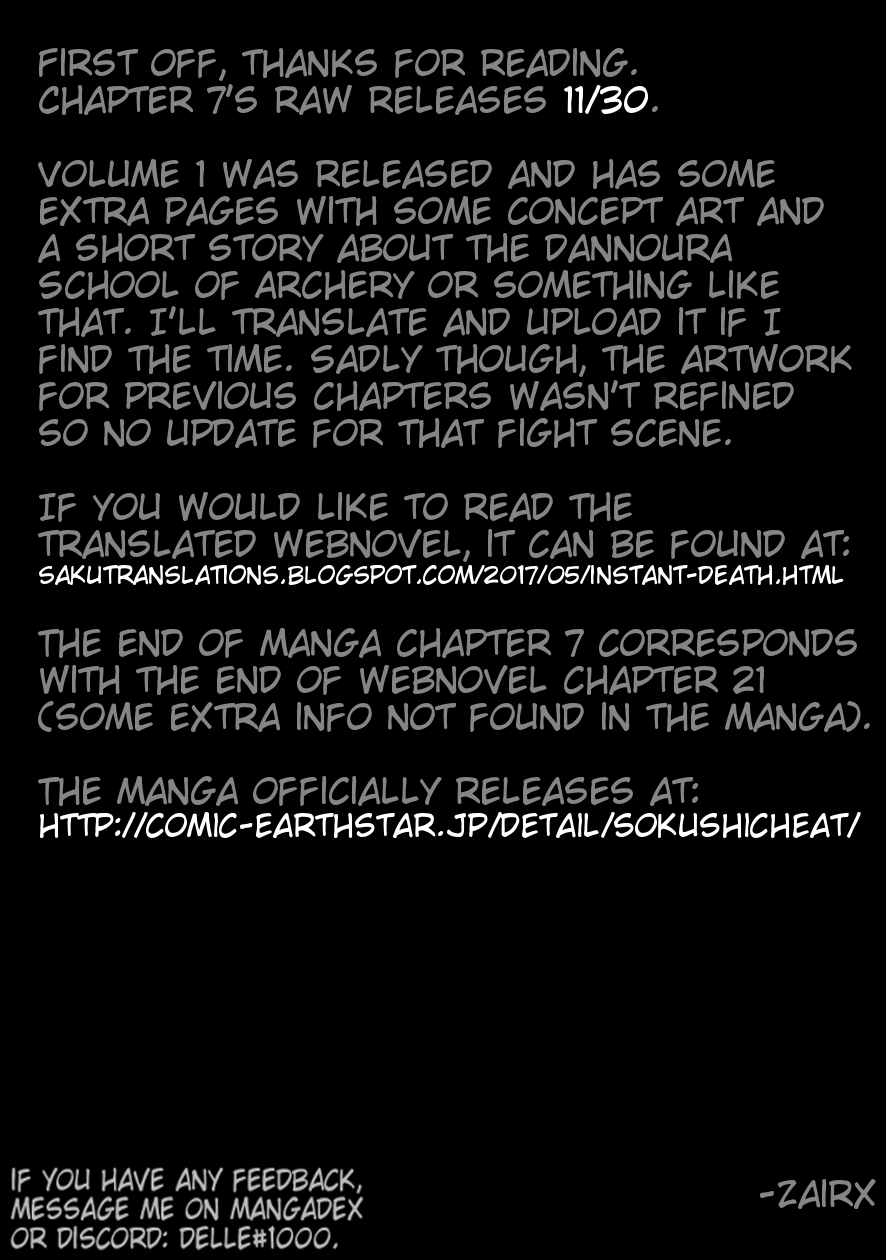 The Other World Doesn't Stand A Chance Against The Power Of Instant Death. Chapter 7 page 23 - Chapter 7: Magnificent as always, Master!