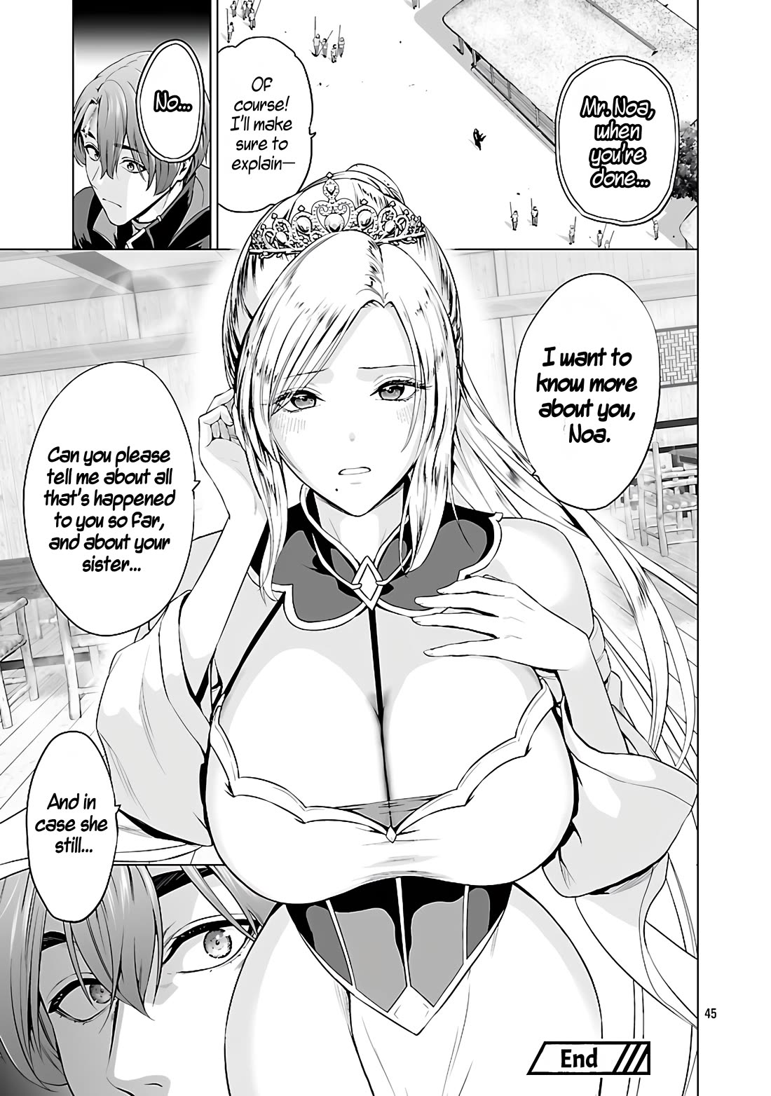 The Otherworldly Harem Hero Chronicles: The Beautiful Warrior Girls Can't Refuse Their Reckless Master Strategist's Outrageous Requests Chapter 5.1 page 46 - Chapter 5.1: The Baby of Fermentation.