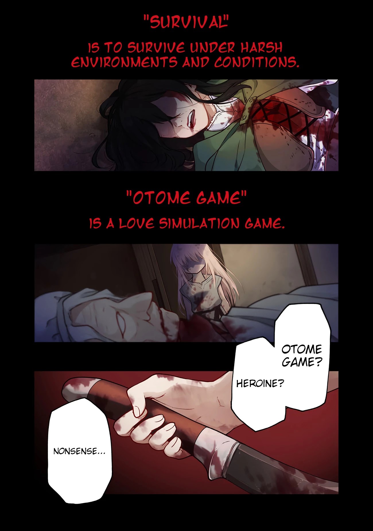 The Otome Heroine's Fight for Survival Chapter 1 page 1 - Chapter 1
