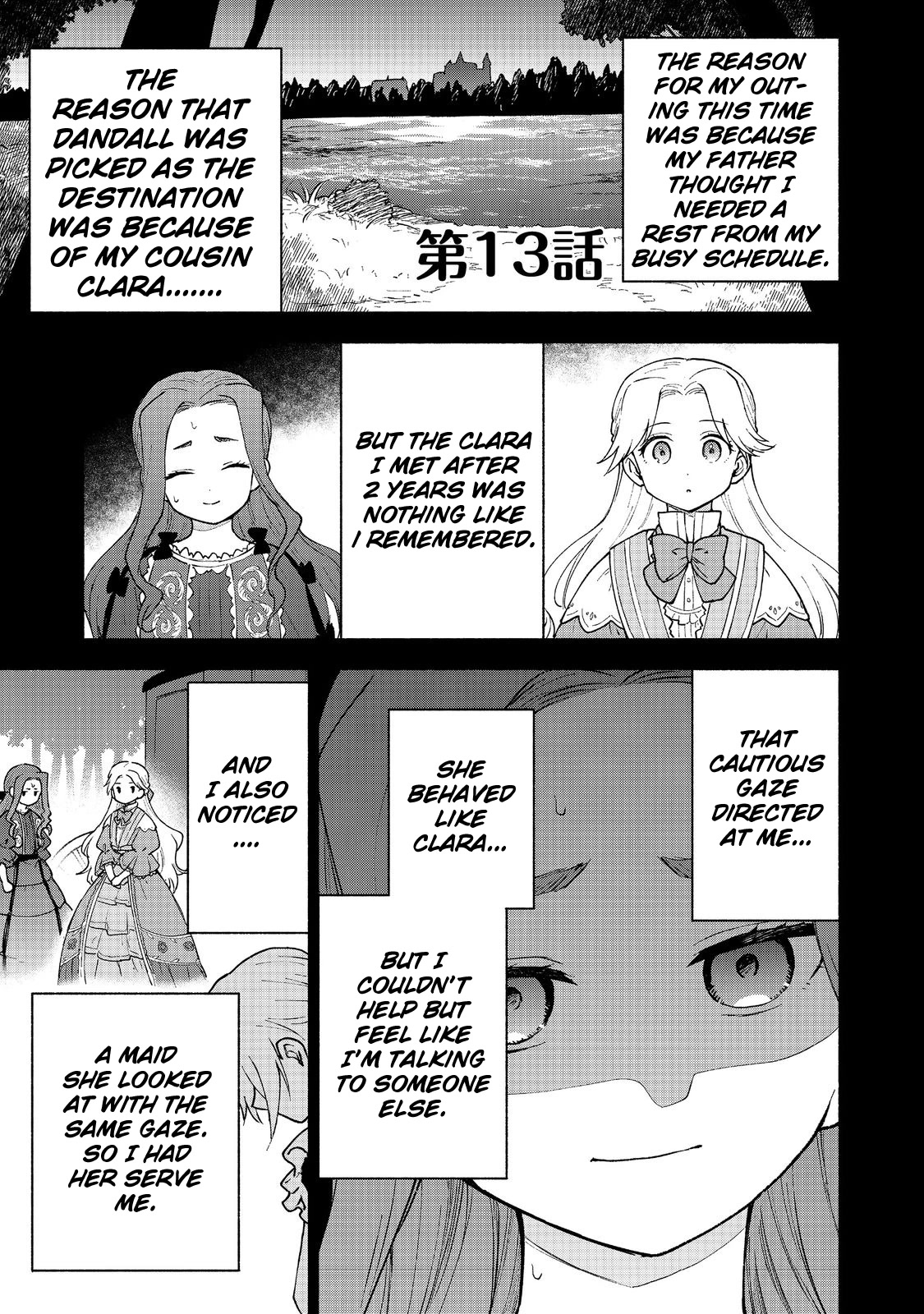 The Otome Heroine's Fight for Survival Chapter 13 page 1 - Chapter 13