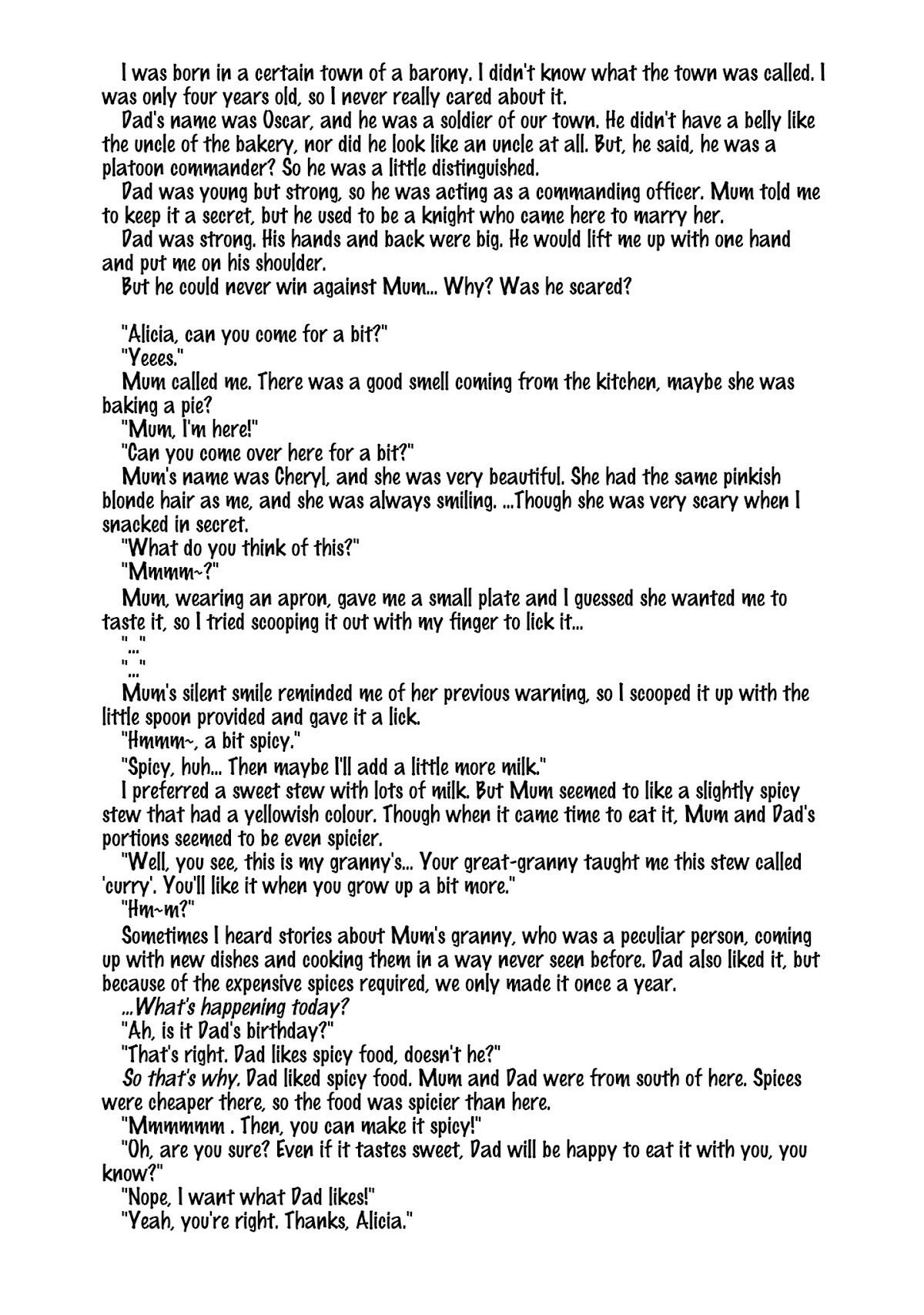 The Otome Heroine's Fight for Survival Chapter 5.5 page 6 - Chapter 5.5