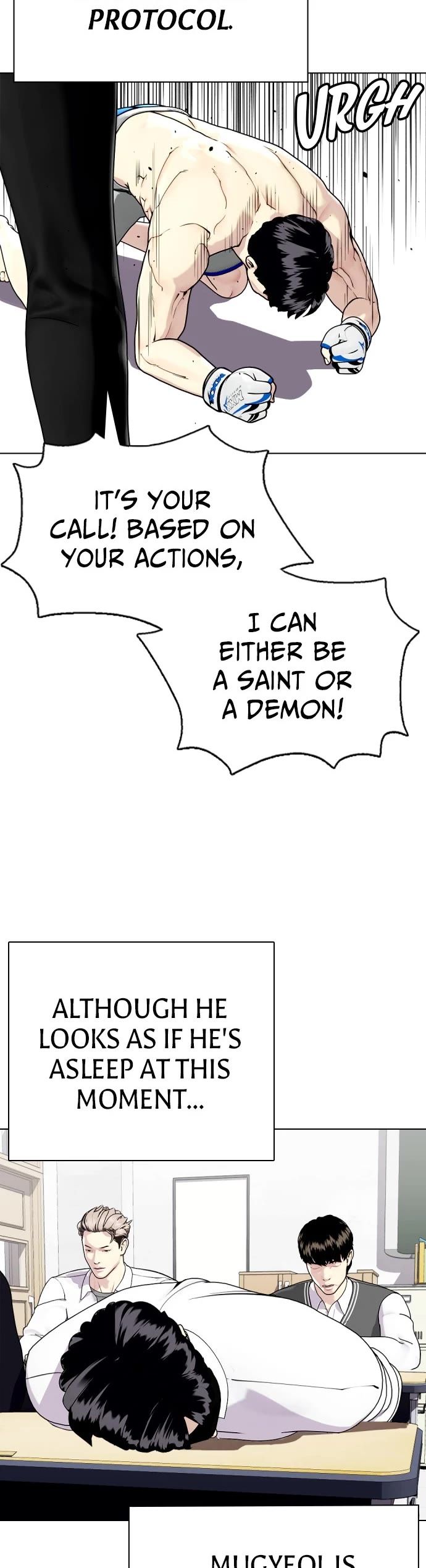 The Outcast Is Too Good at Martial Arts Chapter 17 page 45 - Chapter 17: Ep. 17 - Are You Chicken?