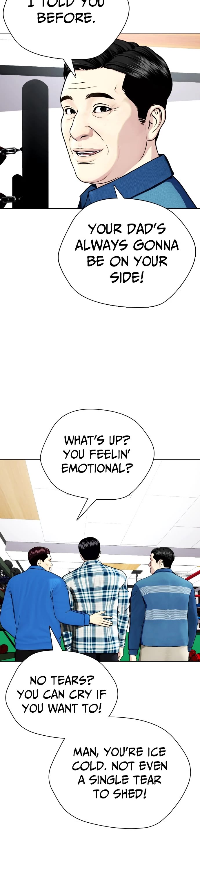 The Outcast Is Too Good at Martial Arts Chapter 26 page 18 - Chapter 26: Ep. 26 - Don't Go Crying Home to Daddy