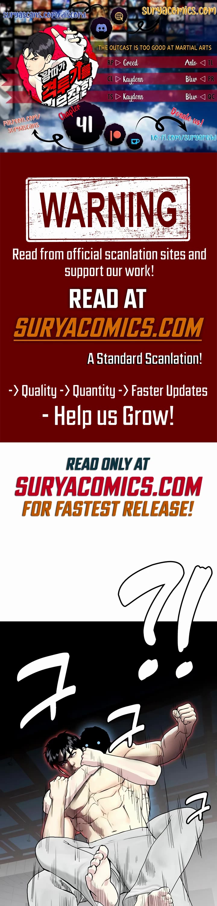 The Outcast Is Too Good at Martial Arts Chapter 41 page 1 - Chapter 41