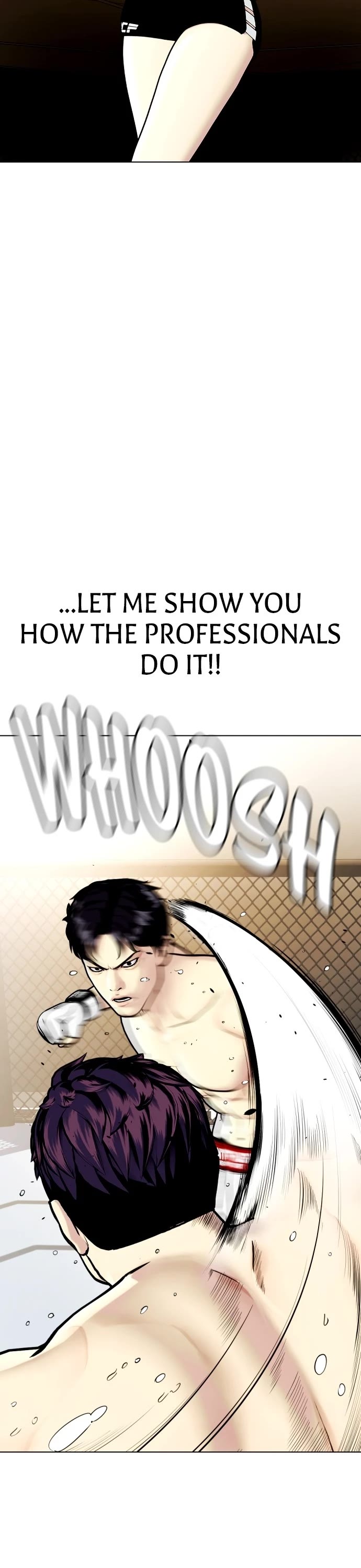 The Outcast Is Too Good at Martial Arts Chapter 6 page 12 - Chapter 6: Ep. 6 - Just Kick, God D*** It