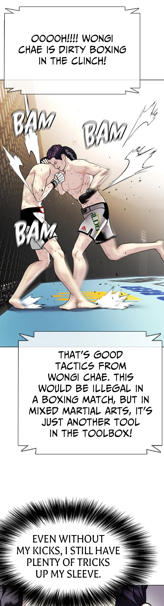 The Outcast Is Too Good at Martial Arts Chapter 6 page 15 - Chapter 6: Ep. 6 - Just Kick, God D*** It