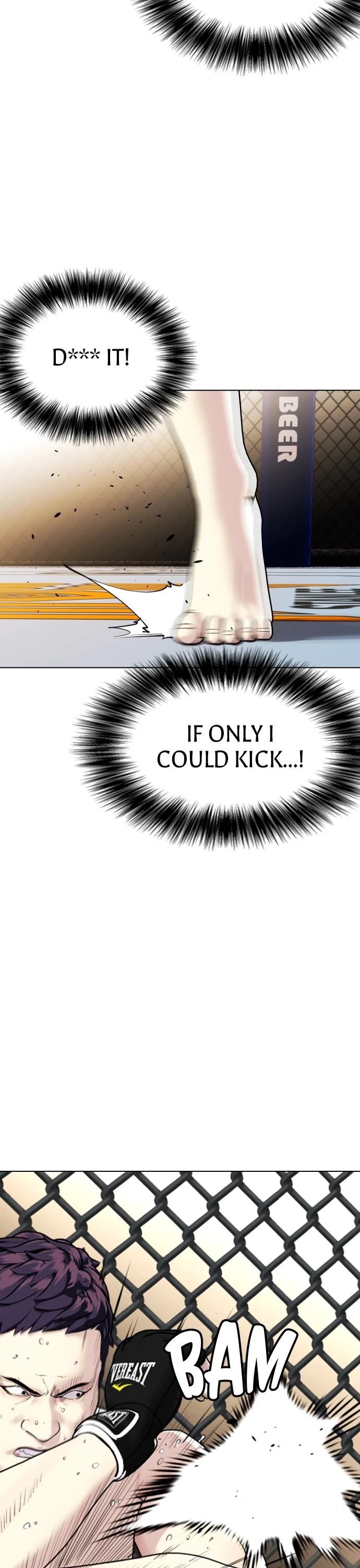 The Outcast Is Too Good at Martial Arts Chapter 6 page 23 - Chapter 6: Ep. 6 - Just Kick, God D*** It