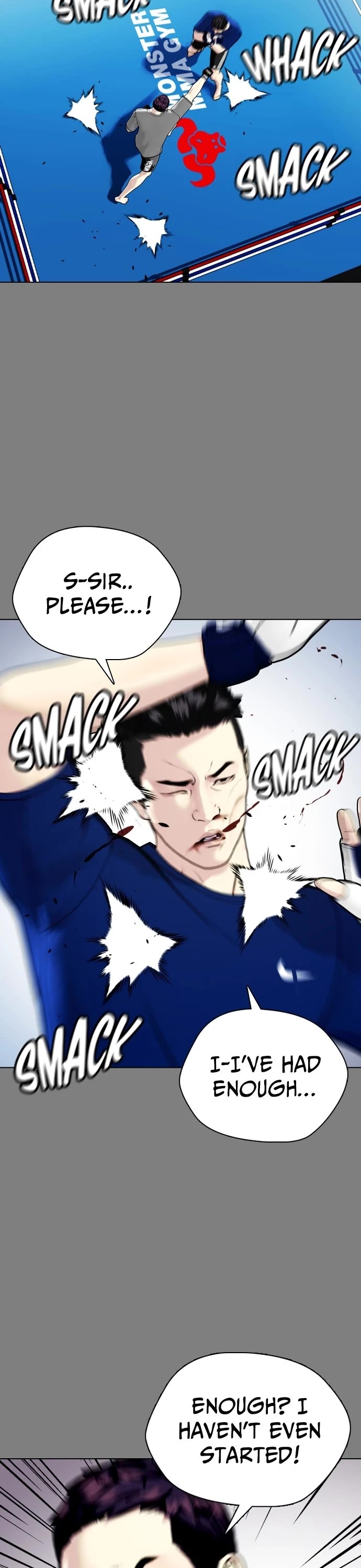 The Outcast Is Too Good at Martial Arts Chapter 6 page 33 - Chapter 6: Ep. 6 - Just Kick, God D*** It