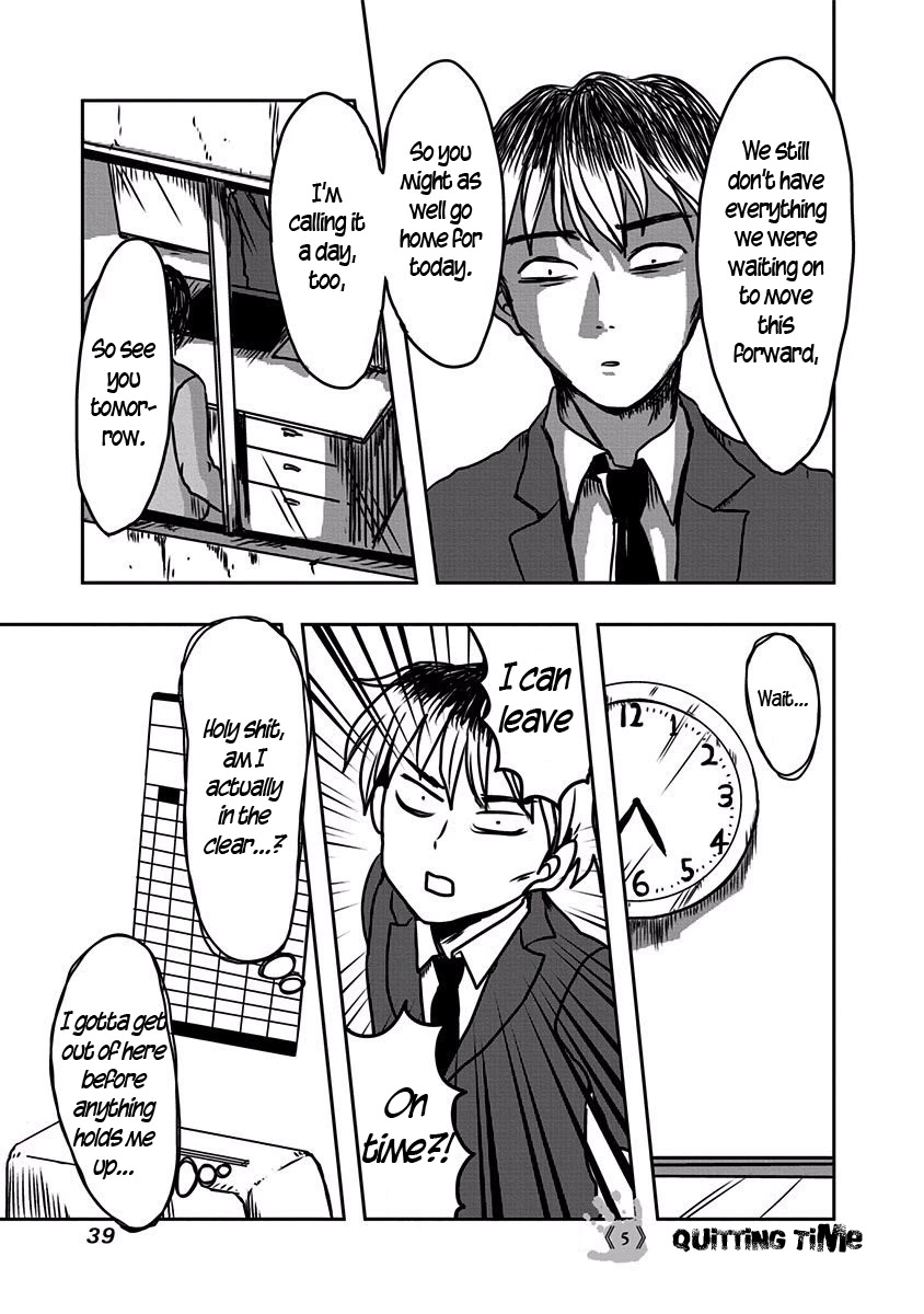 The Overworked and the Undead Chapter 5 page 1 - Chapter 5: Quitting Time