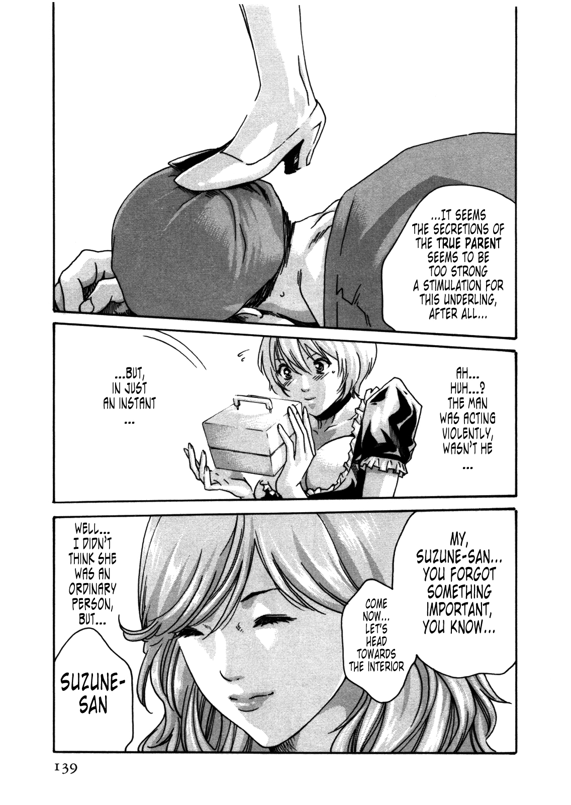 The Parasite Doctor Suzune Chapter 33 page 13 - Chapter 33: Parasite.33 - Cage of Curiosity