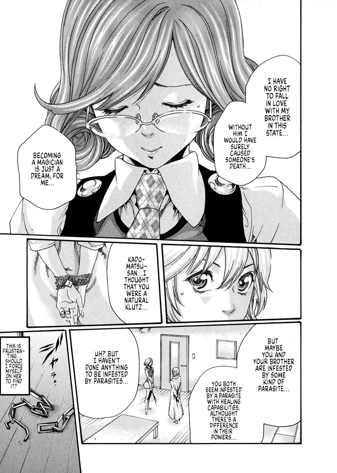 The Parasite Doctor Suzune Chapter 46 page 12 - Chapter 46: Parasite.46 - The magician's love