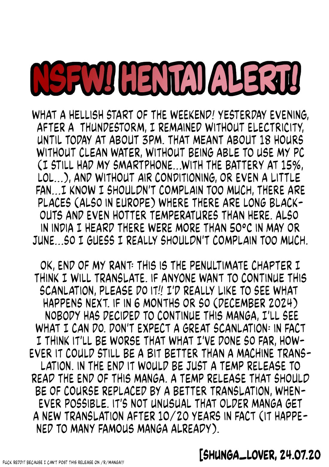 The Parasite Doctor Suzune Chapter 50 page 1 - Chapter 50: Parasite.50 - Dedication
