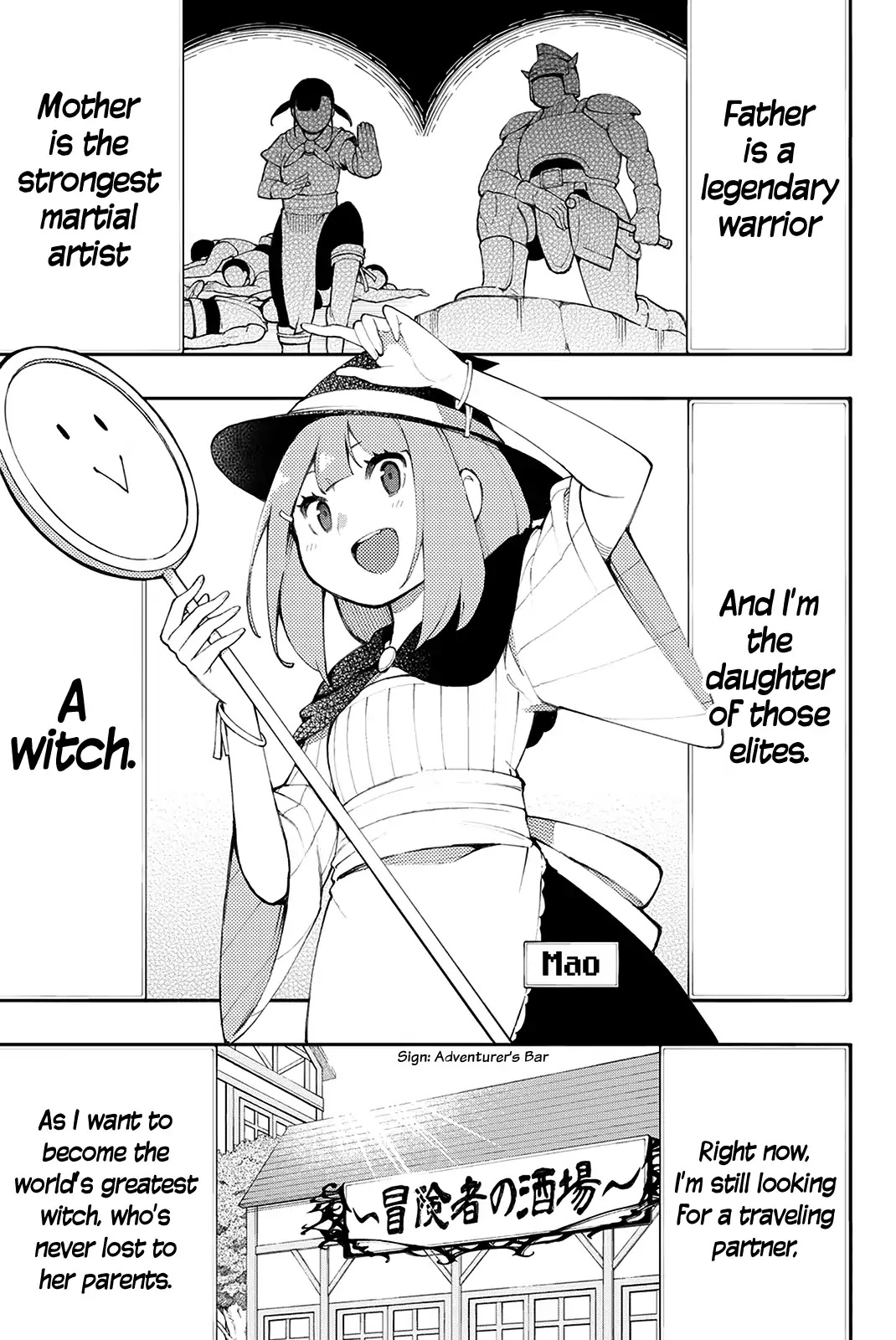 The Pechi Wand Witch's Book of Adventures Chapter 1 page 4 - Chapter 1: Is It Okay If We Adventure Together?