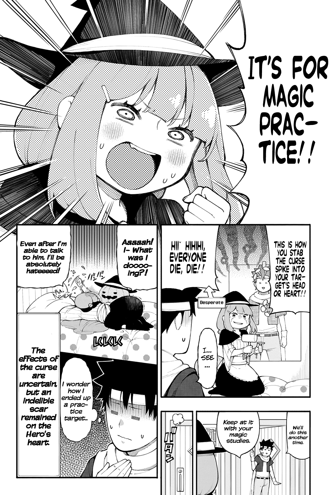 The Pechi Wand Witch's Book of Adventures Chapter 2 page 8 - Chapter 2: Is It Alright If We Practice Conversation?