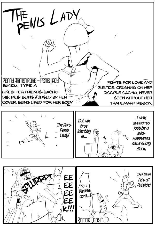 The Penisman Chapter 96 page 1 - Chapter 96: Omake: THE PENIS LADY [END]