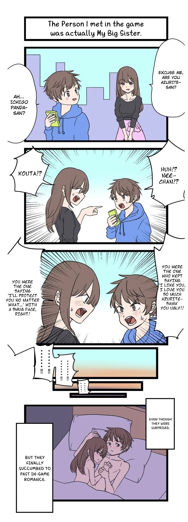 The Person I Met In-Game Was Actually My Big Sister. Chapter 1 page 1 - Chapter 1