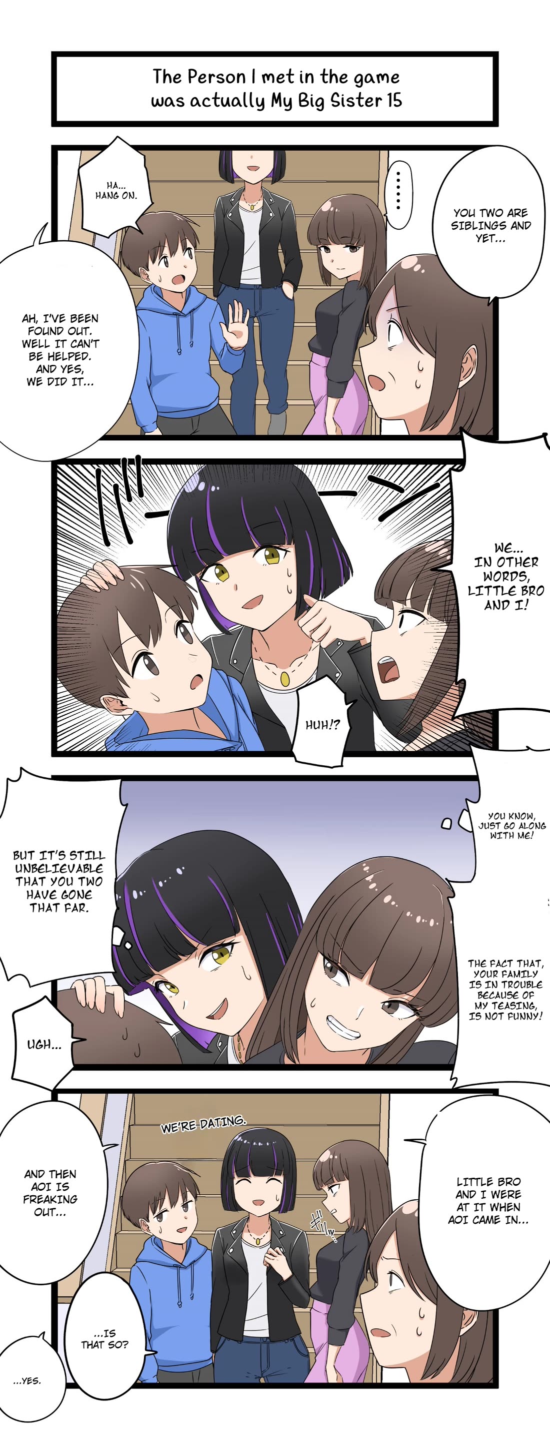 The Person I Met In-Game Was Actually My Big Sister. Chapter 15 page 1 - Chapter 15