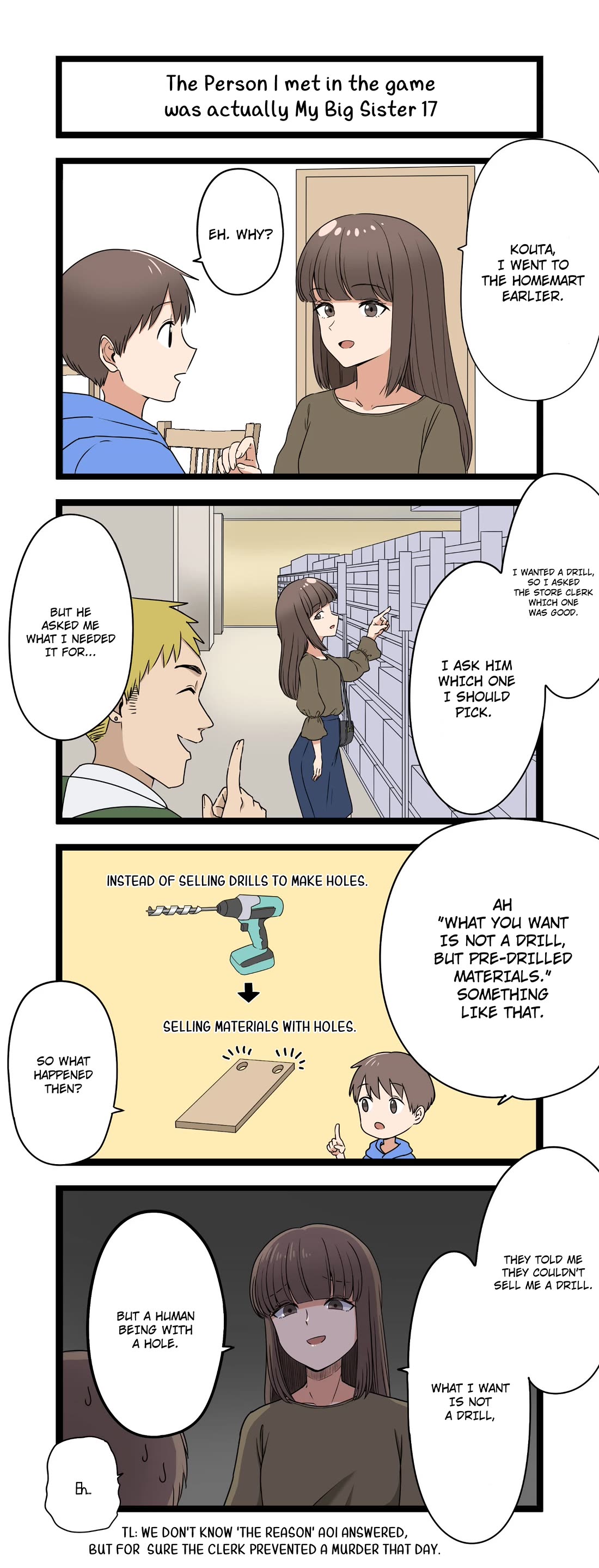 The Person I Met In-Game Was Actually My Big Sister. Chapter 17 page 1 - Chapter 17