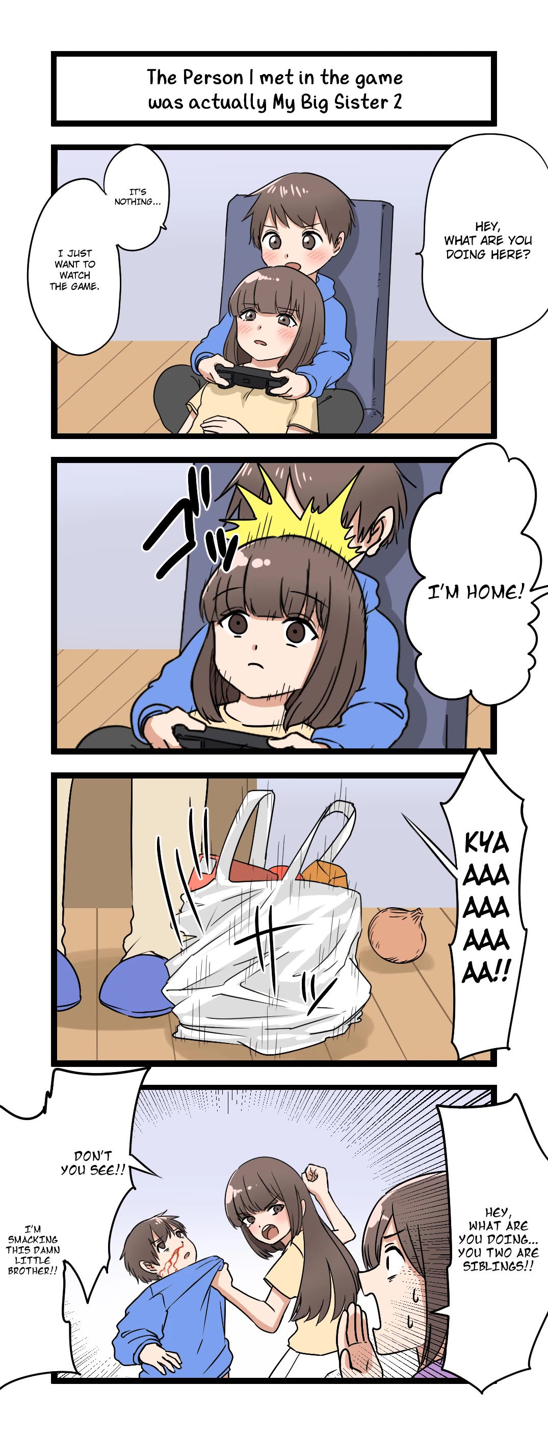 The Person I Met In-Game Was Actually My Big Sister. Chapter 2 page 1 - Chapter 2