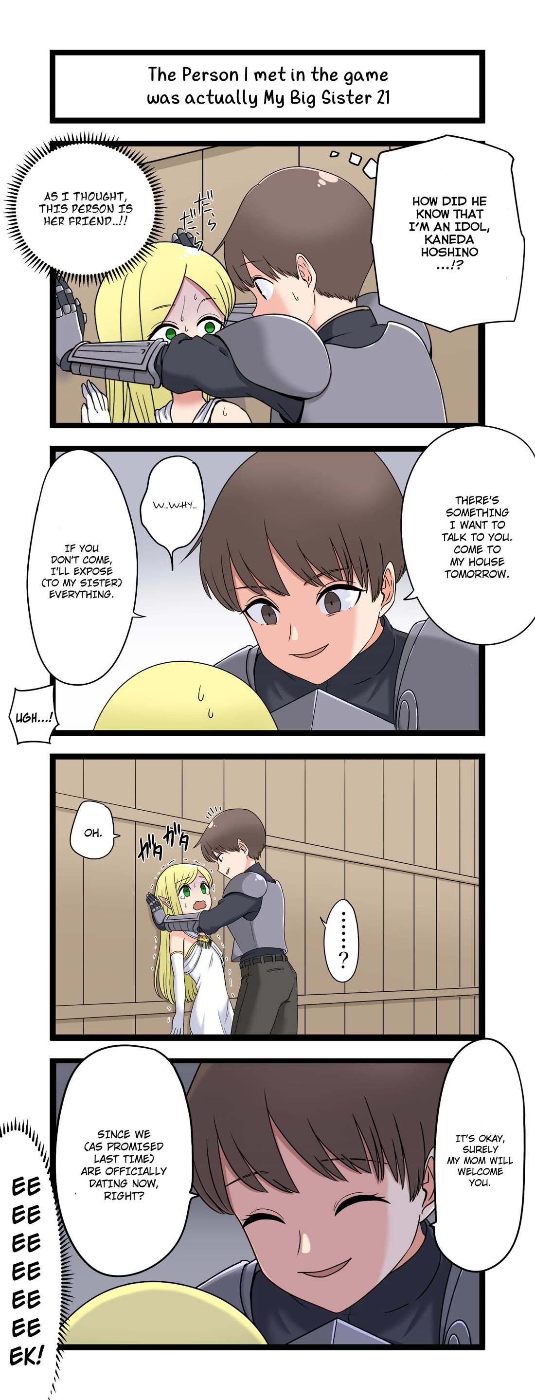 The Person I Met In-Game Was Actually My Big Sister. Chapter 21 page 1 - Chapter 21