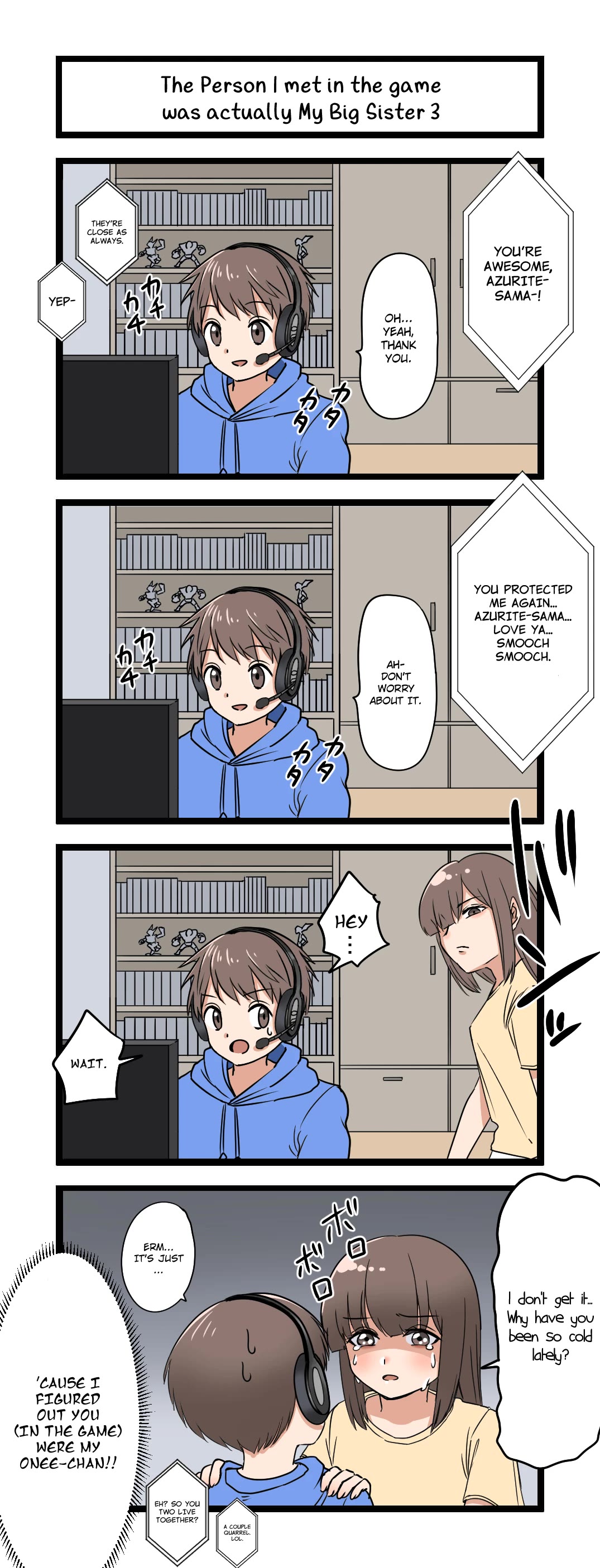 The Person I Met In-Game Was Actually My Big Sister. Chapter 3 page 1 - Chapter 3