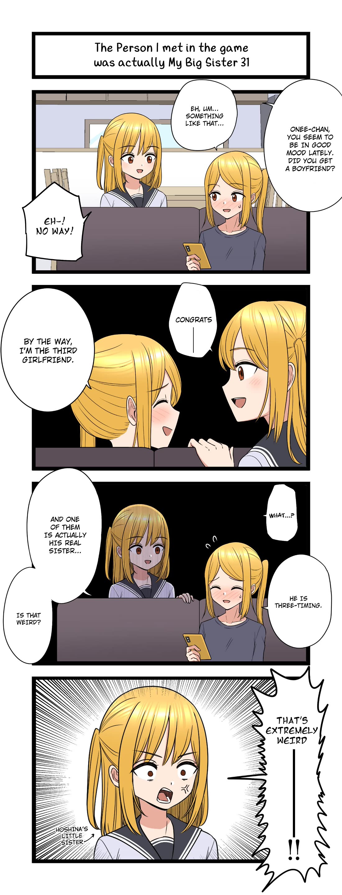 The Person I Met In-Game Was Actually My Big Sister. Chapter 31 page 1 - Chapter 31