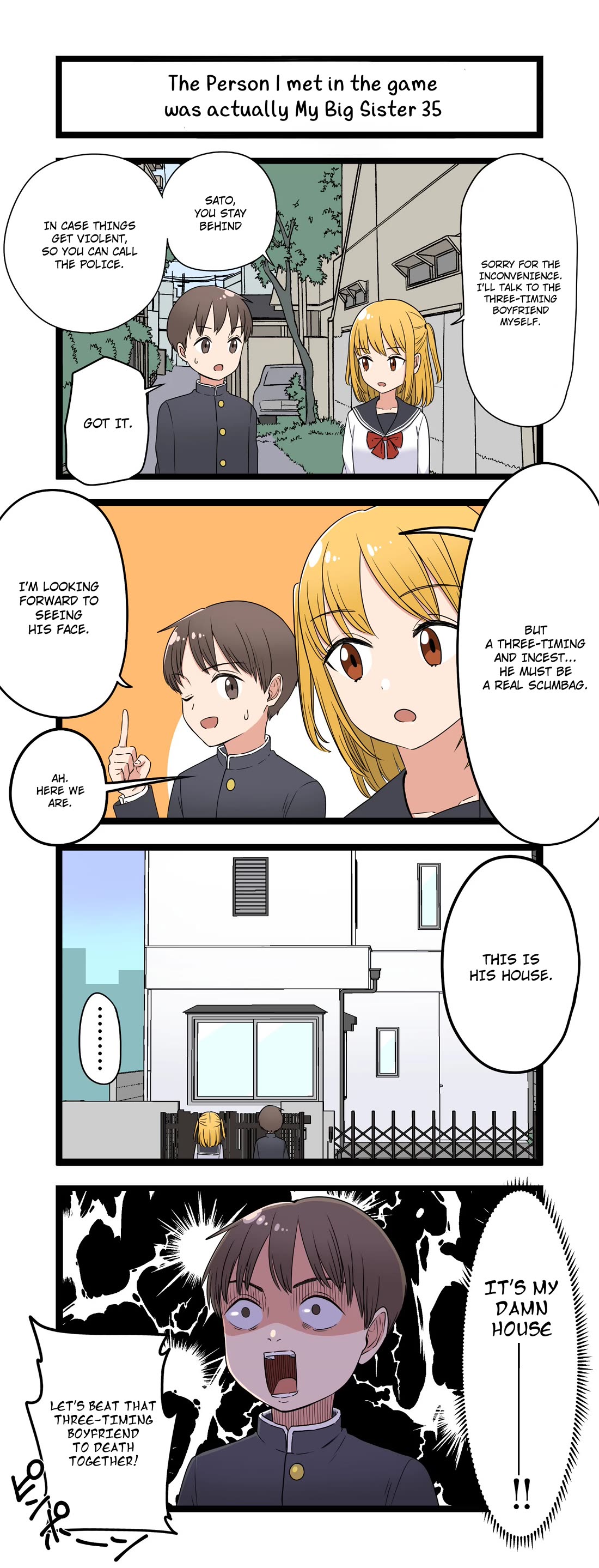 The Person I Met In-Game Was Actually My Big Sister. Chapter 35 page 1 - Chapter 35