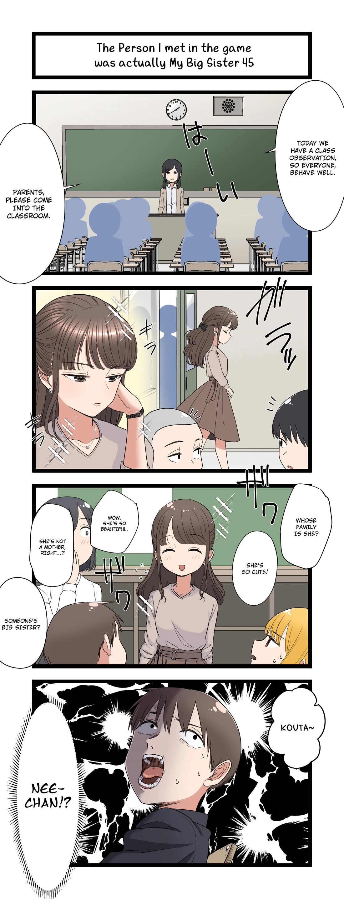The Person I Met In-Game Was Actually My Big Sister. Chapter 45 page 1 - Chapter 45