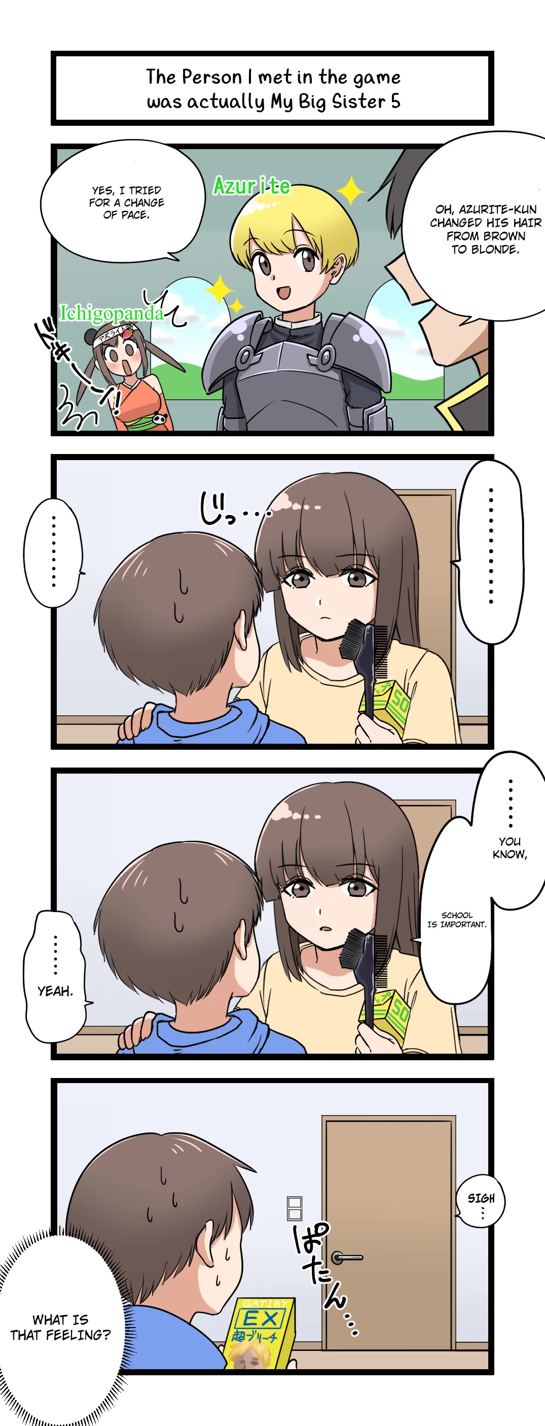 The Person I Met In-Game Was Actually My Big Sister. Chapter 5 page 1 - Chapter 5