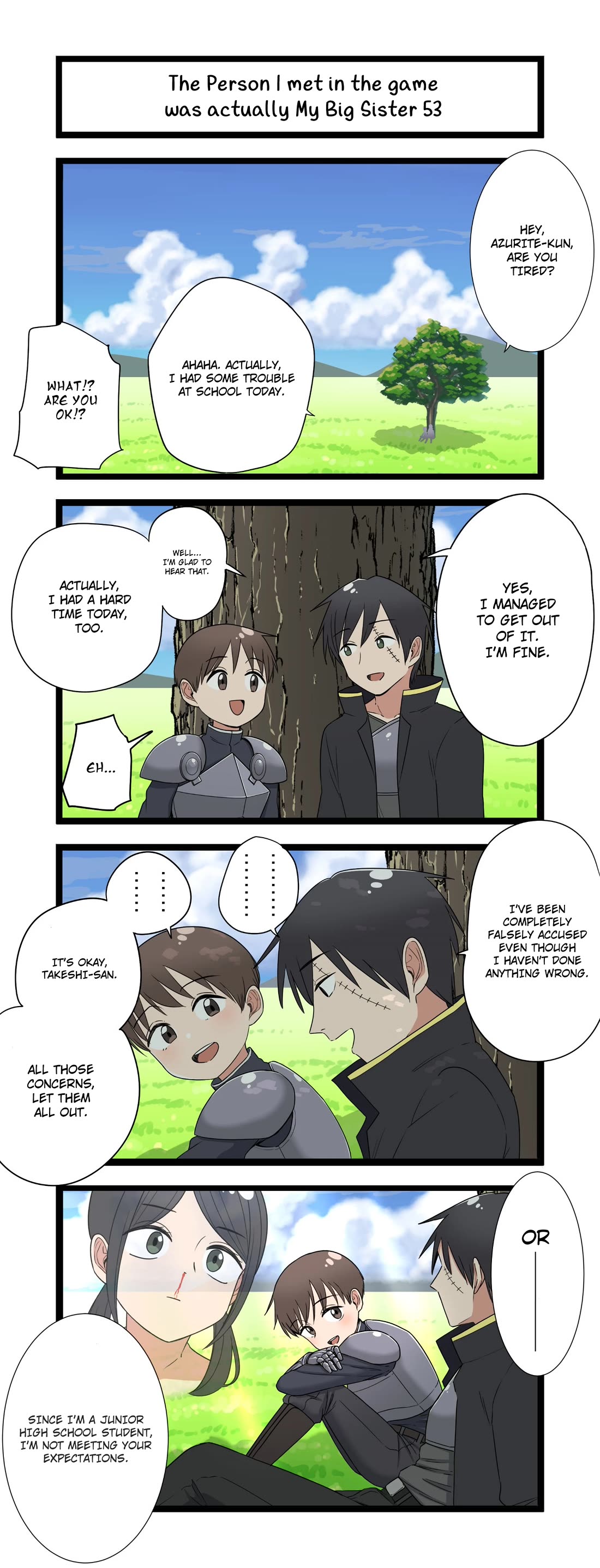 The Person I Met In-Game Was Actually My Big Sister. Chapter 53 page 1 - Chapter 53