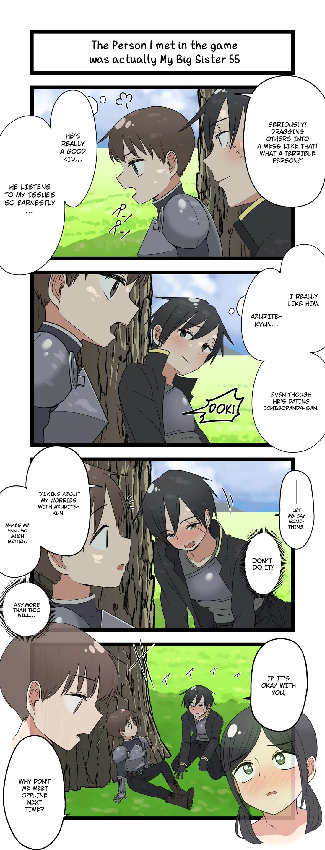 The Person I Met In-Game Was Actually My Big Sister. Chapter 55 page 1 - Chapter 55
