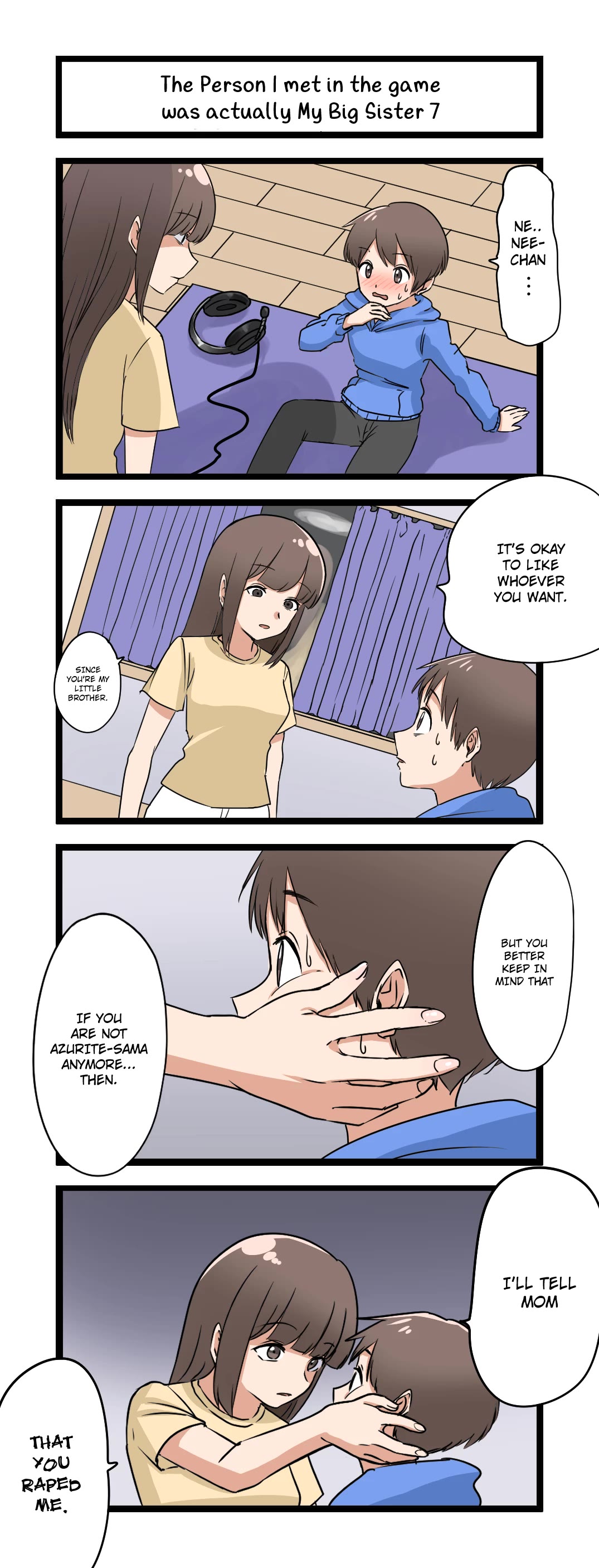 The Person I Met In-Game Was Actually My Big Sister. Chapter 7 page 1 - Chapter 7