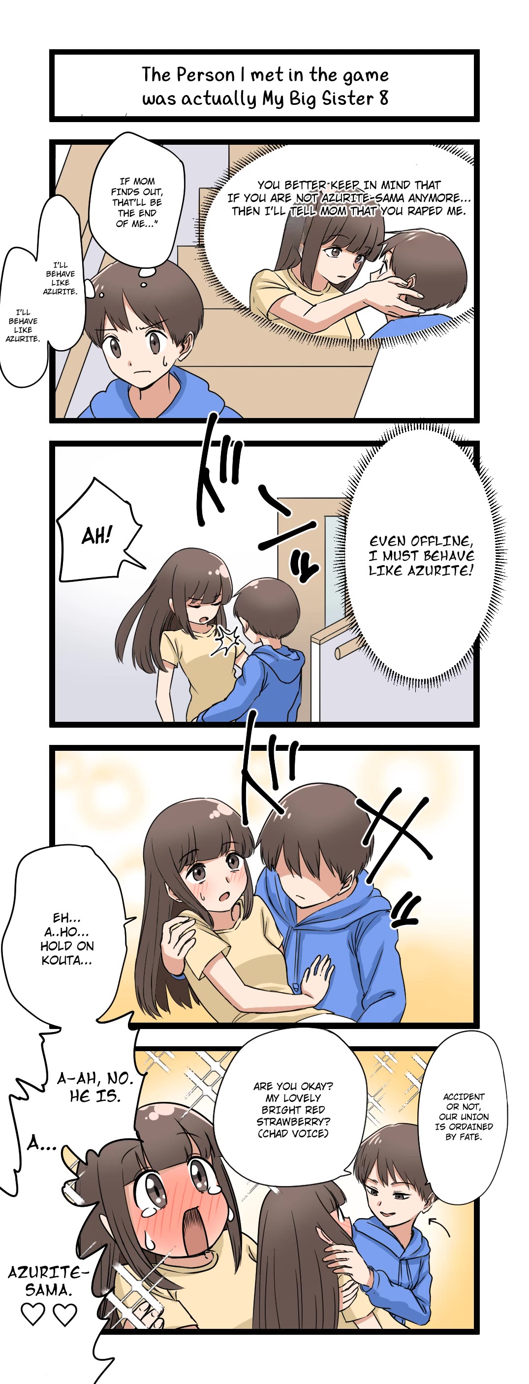 The Person I Met In-Game Was Actually My Big Sister. Chapter 8 page 1 - Chapter 8