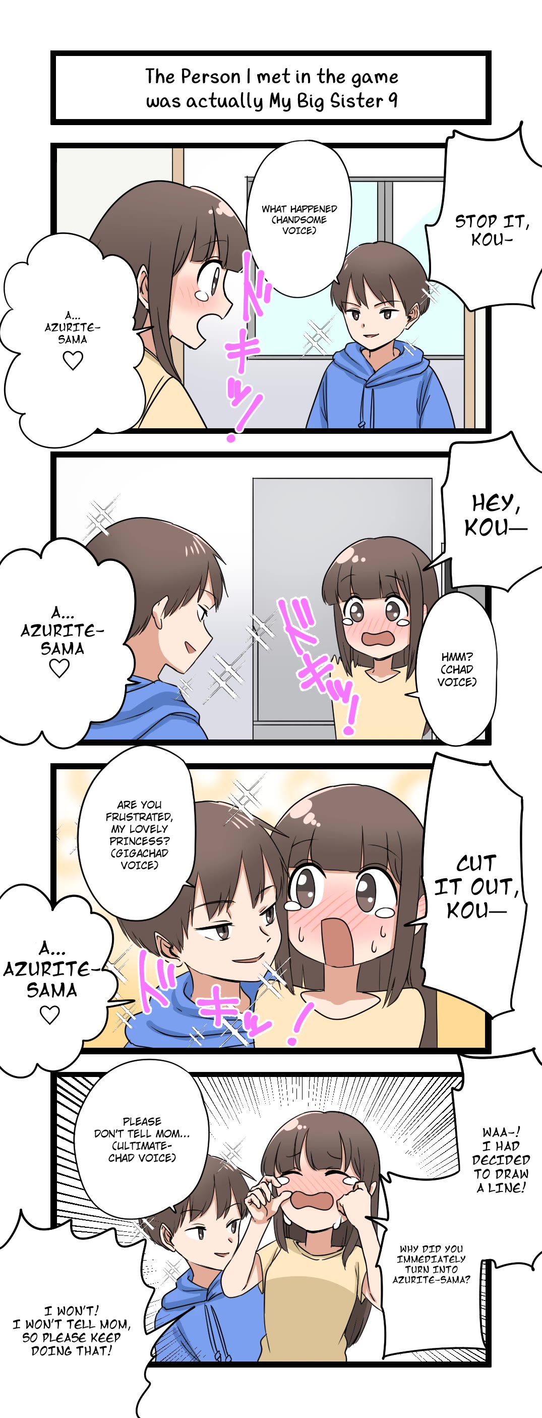 The Person I Met In-Game Was Actually My Big Sister. Chapter 9 page 1 - Chapter 9