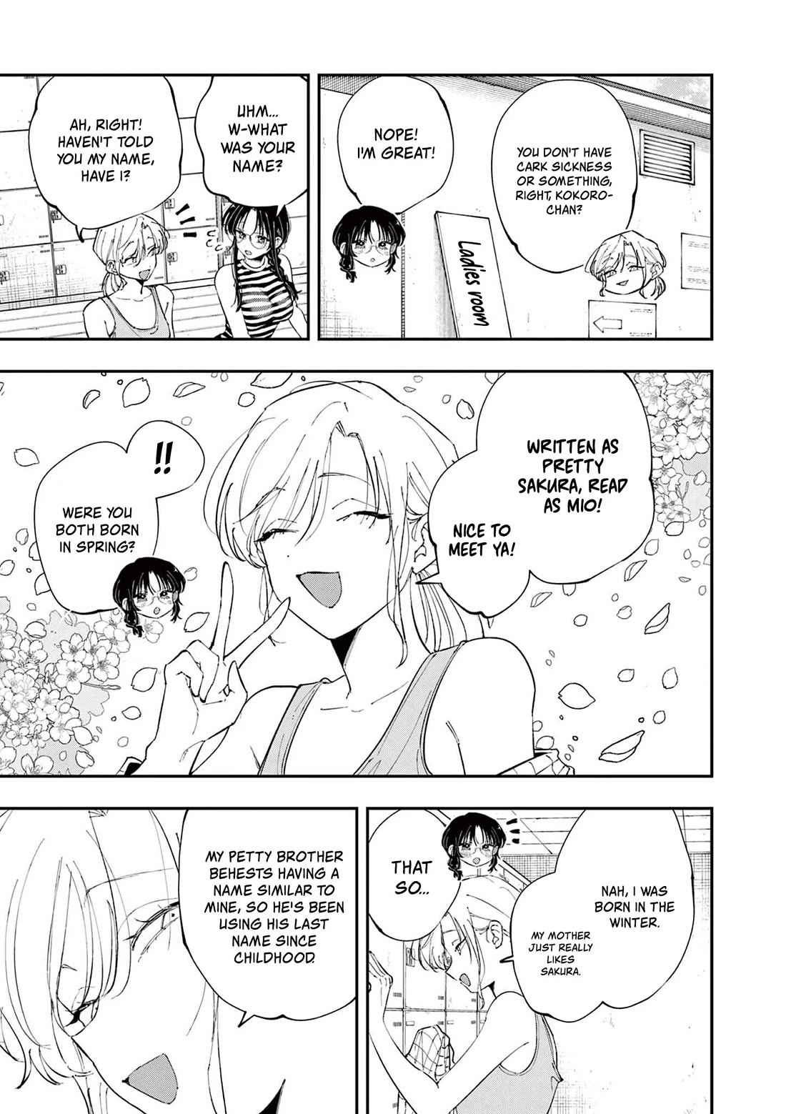 The Person Sitting Next to Me Looking at Me with Perverted Eyes Chapter 101 page 1 - Chapter 101
