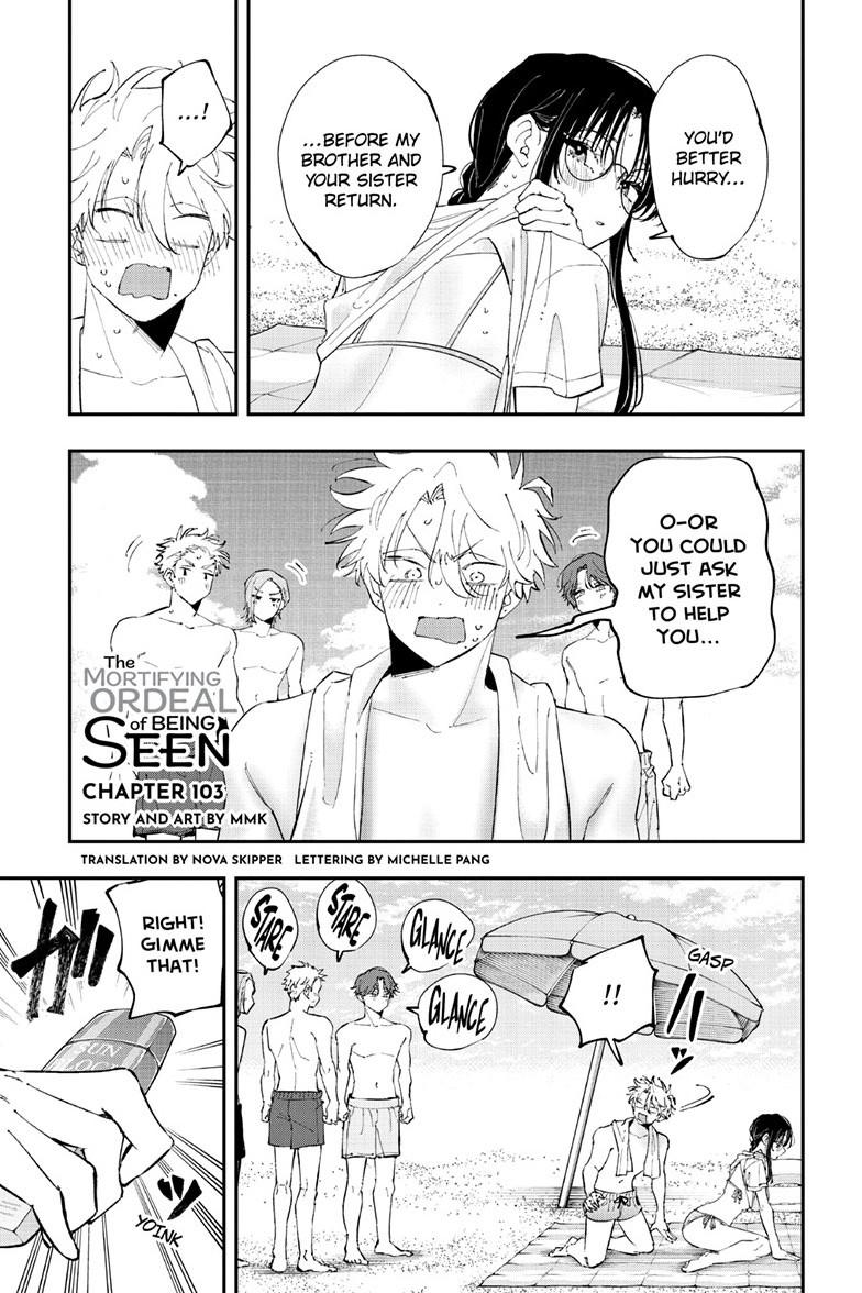 The Person Sitting Next to Me Looking at Me with Perverted Eyes Chapter 103 page 1 - Chapter 103